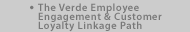 The Verde Employee Engagement & Customer Loyalty Linkage Path 